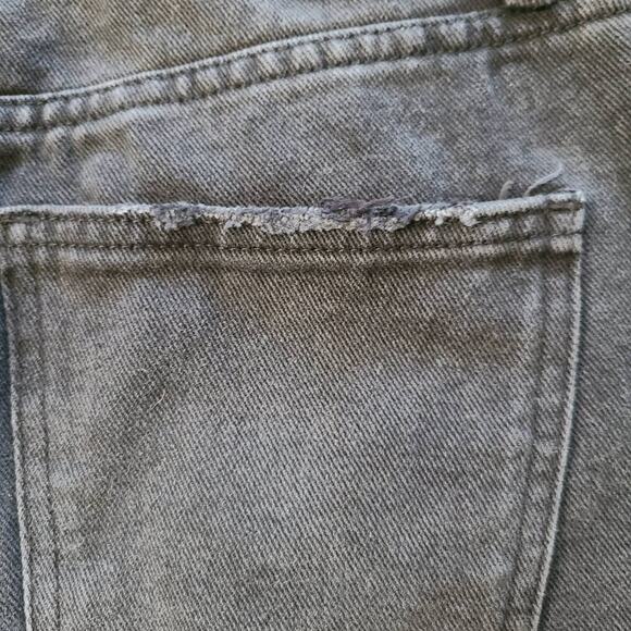 PISTOLA Keaton Distressed Straight Leg Busted Knee Jeans Black P6430FBK-TAU ‎ 24 - Picture 7 of 16